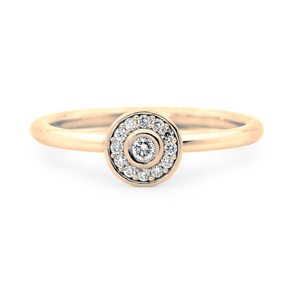 18k White Gold Round Cut Modern classic square dress wedding diamond ring  (0.67 Ct, H Color, VS Clarity)